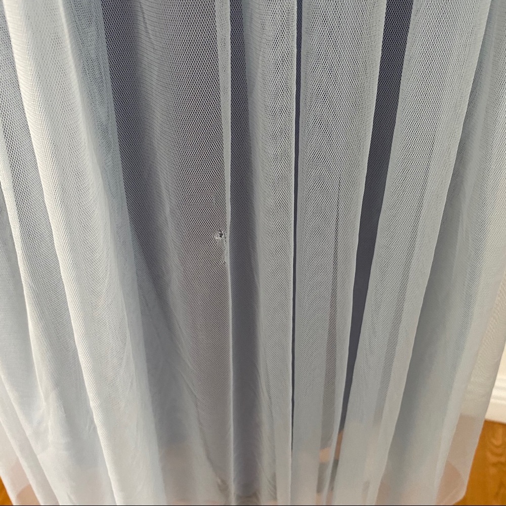 Anthropologie Maeve Layered Arasbeque Dress Blue size L - Picture 15 of 16